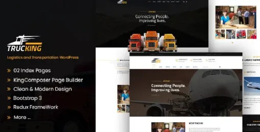 Trucking - Logistics and Transportation WordPress