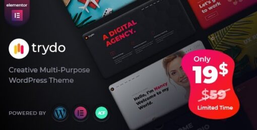 Trydo - Creative Agency & Portfolio WordPress Theme v1.2