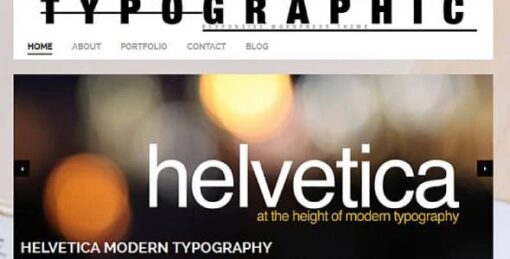 Dessign - Typographic Responsive WordPress Theme 2.0