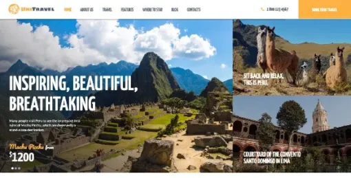 UniTravel  Travel Agency & Tourism Bureau WordPress Theme