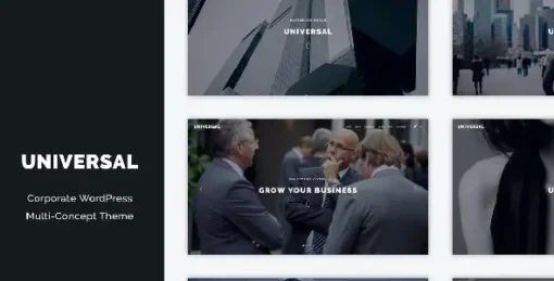 Universal - Corporate WordPress Multi-Concept WordPress Theme