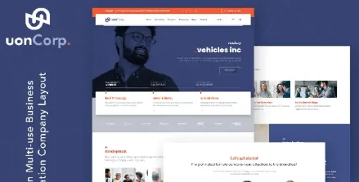 Uon Corp  Company and Business Consultation WordPress Theme
