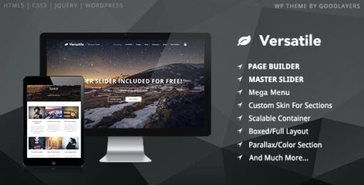 Versatile – Responsive Multi-Purpose WP Theme v1.34
