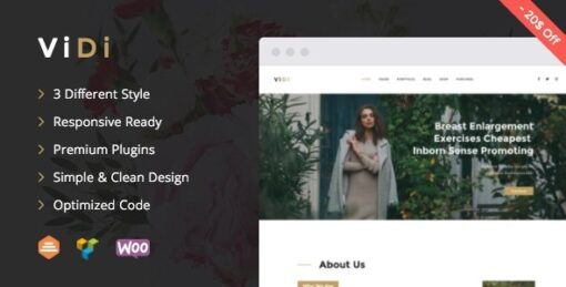 ViDi – Multi-Purpose Corporate WordPress Theme v1.1.2