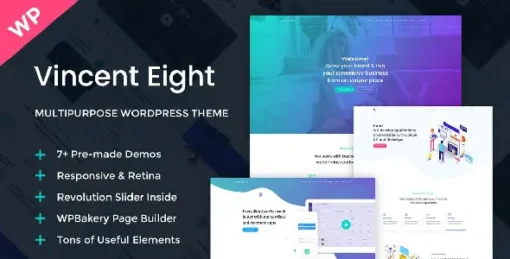 Vincent Eight - Multipurpose WordPress Theme