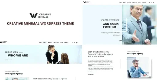 WON Creative Minimal WordPress Theme