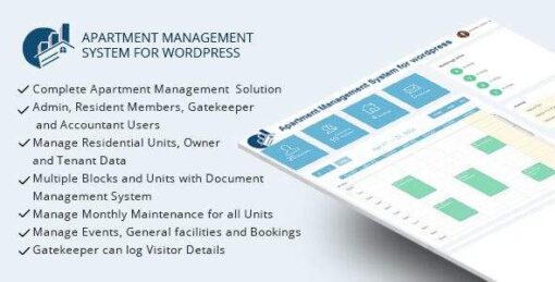 WPAMS - Apartment Management System For WordPress v31.0