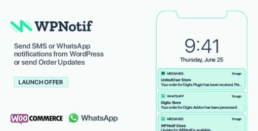 WPNotif SMS WhatsApp Notifications v2.9.4.1