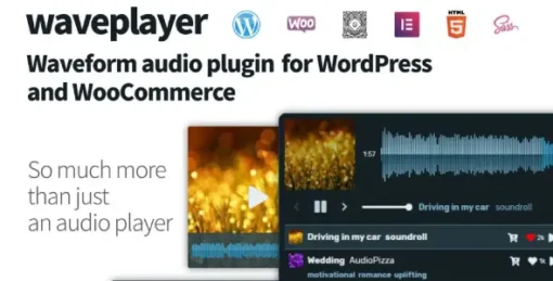 WavePlayer, Audio Player for WordPress/WooCommerce