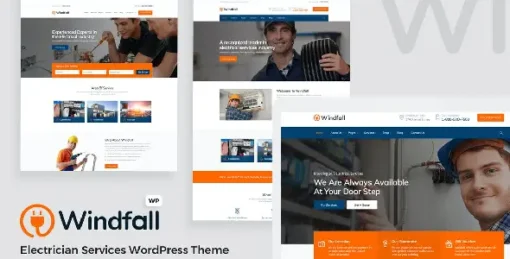 Windfall - Electrician Services WordPress Theme v1.4.2