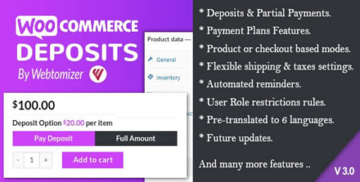 WooCommerce Deposits Plugin 4.1.4