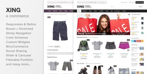 Xing – Business Ecommerce WordPress Theme v2.1.2