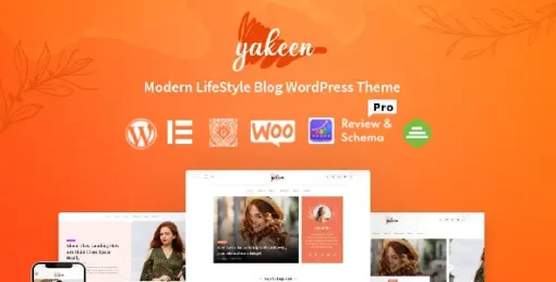 Yakeen - Lifestyle Blog WordPress Theme