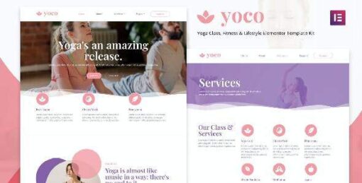 Yoco - Yoga Studio Elementor Template Kit