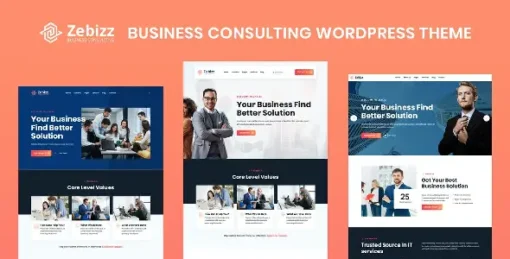 Zebizz - Business Consulting WordPress Theme