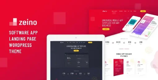 Zeino - App Landing WordPress Theme