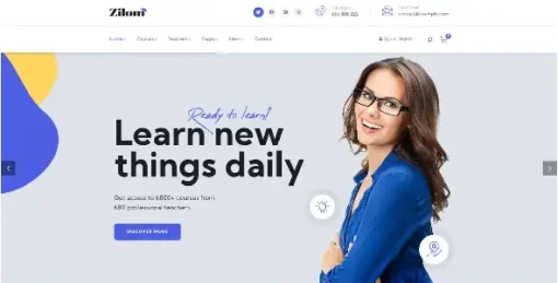 Zilom - Online Education Learning WordPress Theme