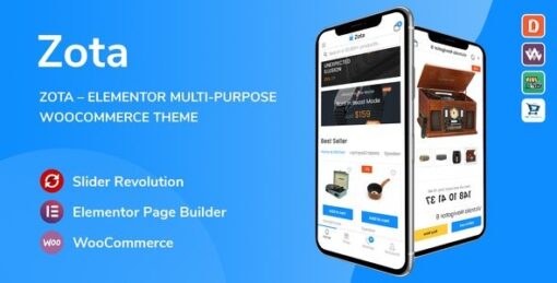 Zota Theme GPL v1.2.18 - MultiPurpose WooCommerce Theme