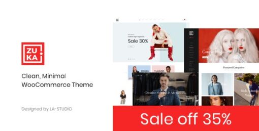 Zuka 1.0.7 – Clean & Minimal WooCommerce Theme