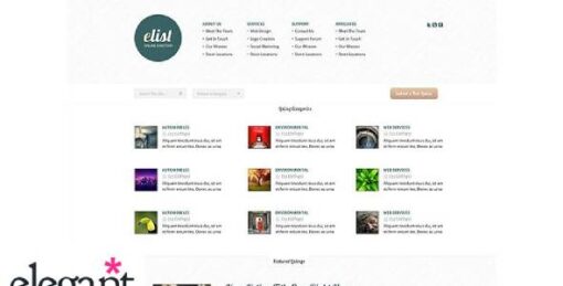 Elegant Themes - eList Premium WordPress Theme 3.0.13