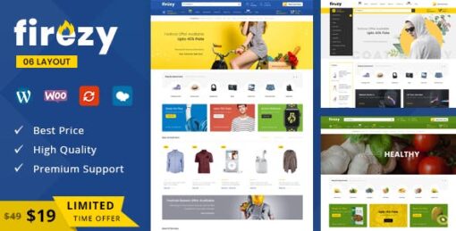 firezy – Multipurpose WooCommerce Theme v1.3