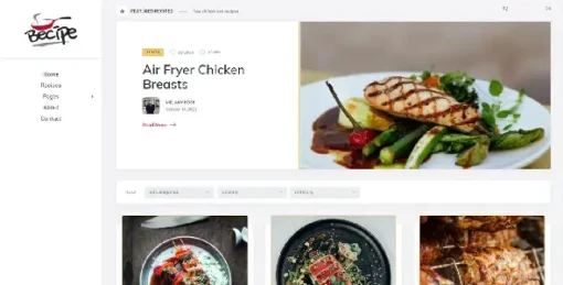 Becipe - Recipe Blogging WordPress Theme