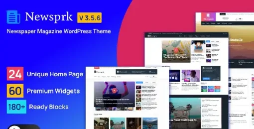 Newsprk – Newspaper WordPress Theme (GPL)